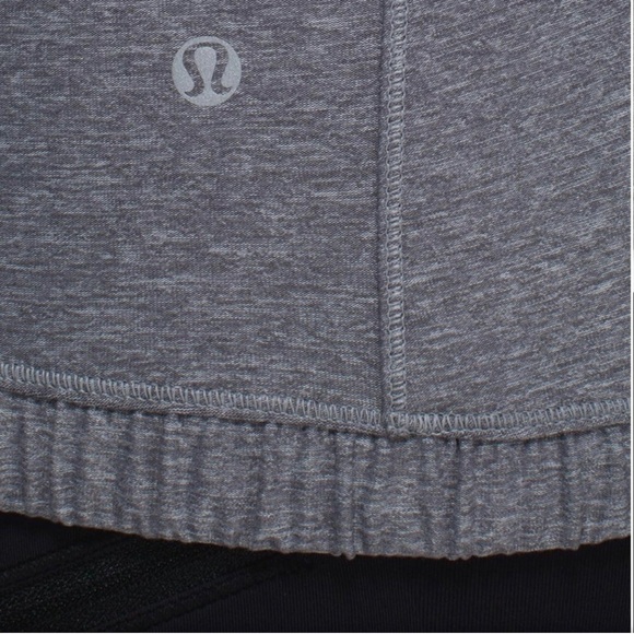 Lululemon Pace Pusher 1/2 Zip Heathered Slate Pullover Size 6 - Picture 6 of 10